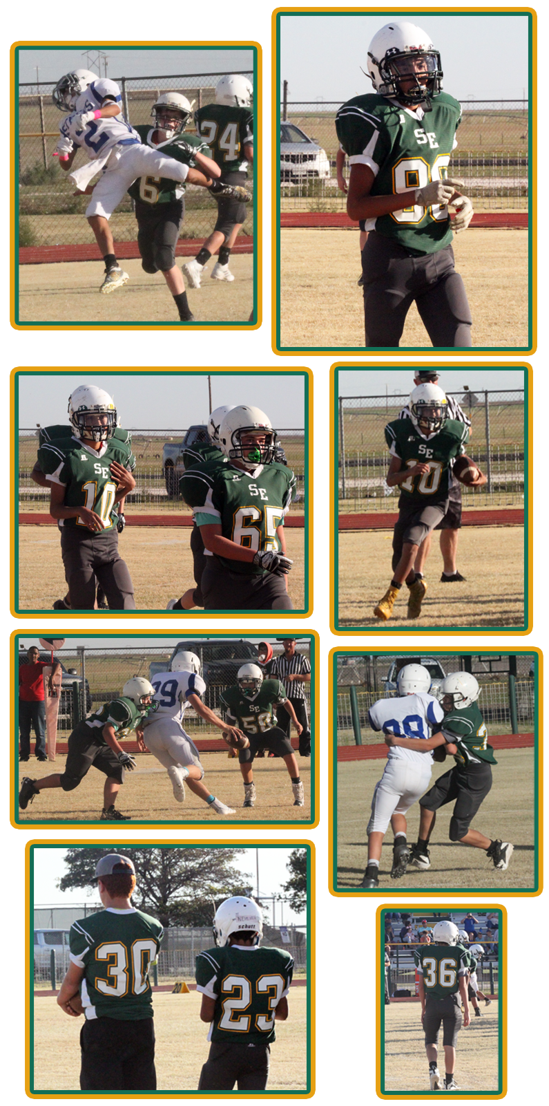 SpringlakeEarth Junior High School JH vs Farwell game